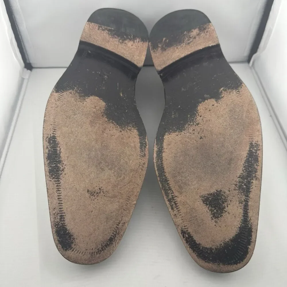 Cole Haan Black Beckett Split Toe Leather 3 Eyelet Oxfords Sz-13 C06399‎ FG11